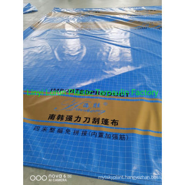 Best Quality Full 4m Without Welded Blue Tarpaulin Shelter